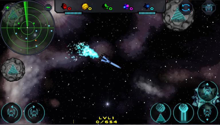 Movement in space.