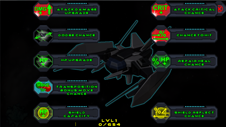 Abilities Menu.