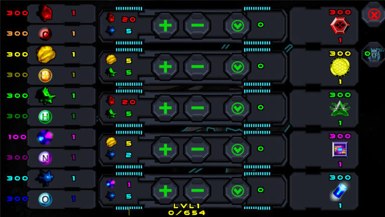Exchange menu.